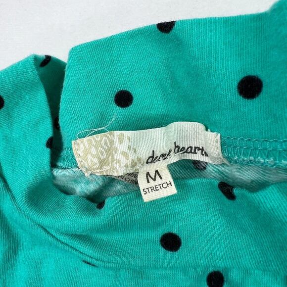 Derek Heart Polka Dot High Neck Crop Tank Medium - Picture 3 of 5